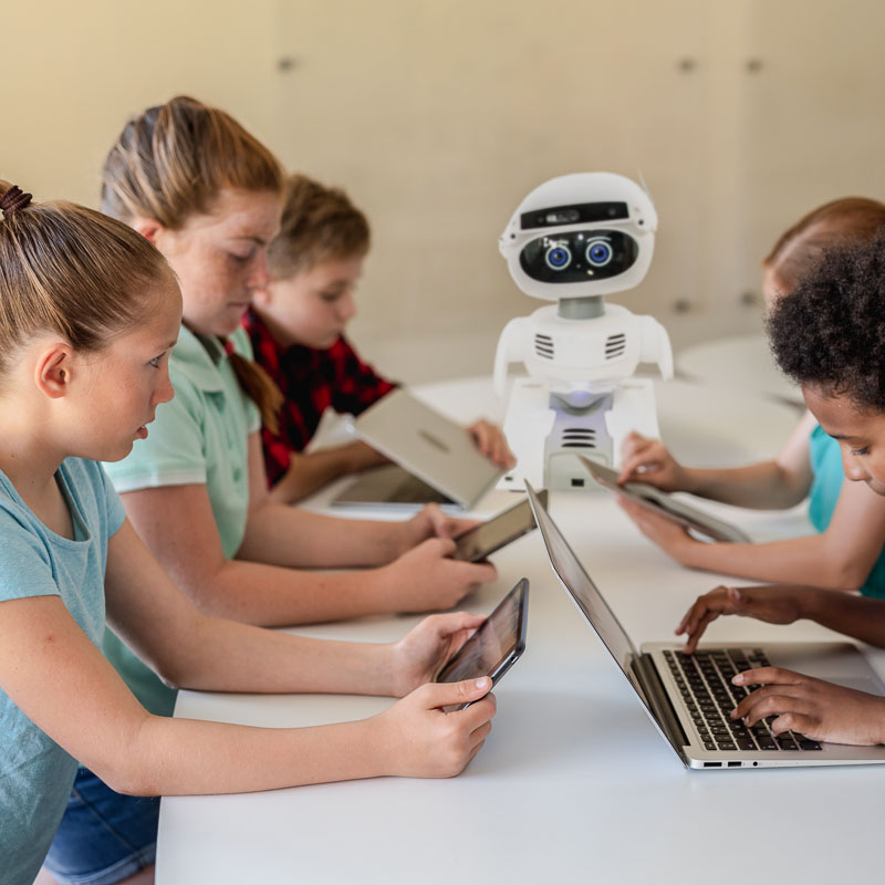 Misty asistente escolar