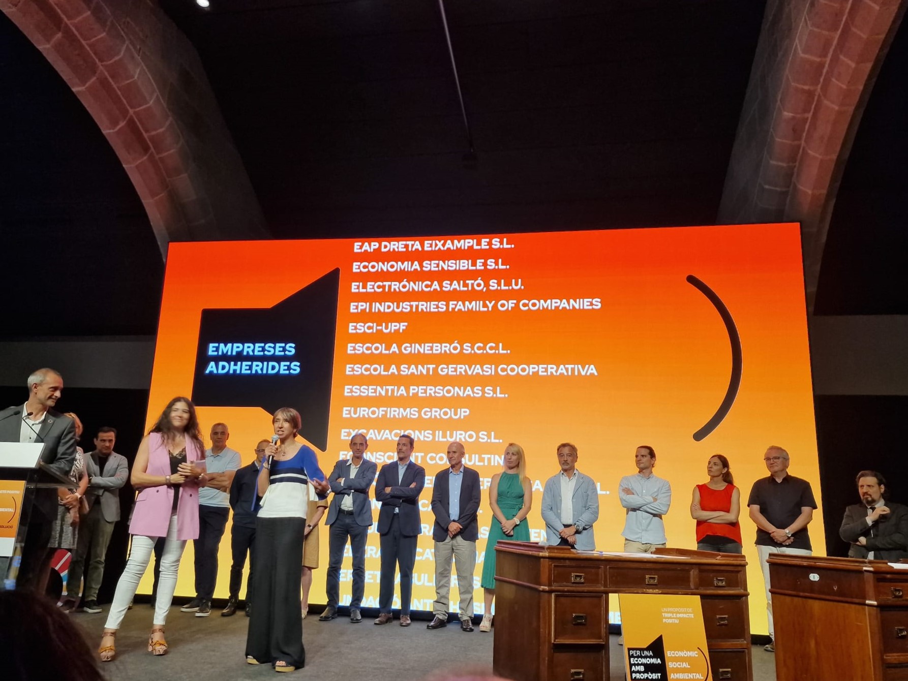 Group saltó present a la presentació i firma del manifest Empresa amb Propòsit.