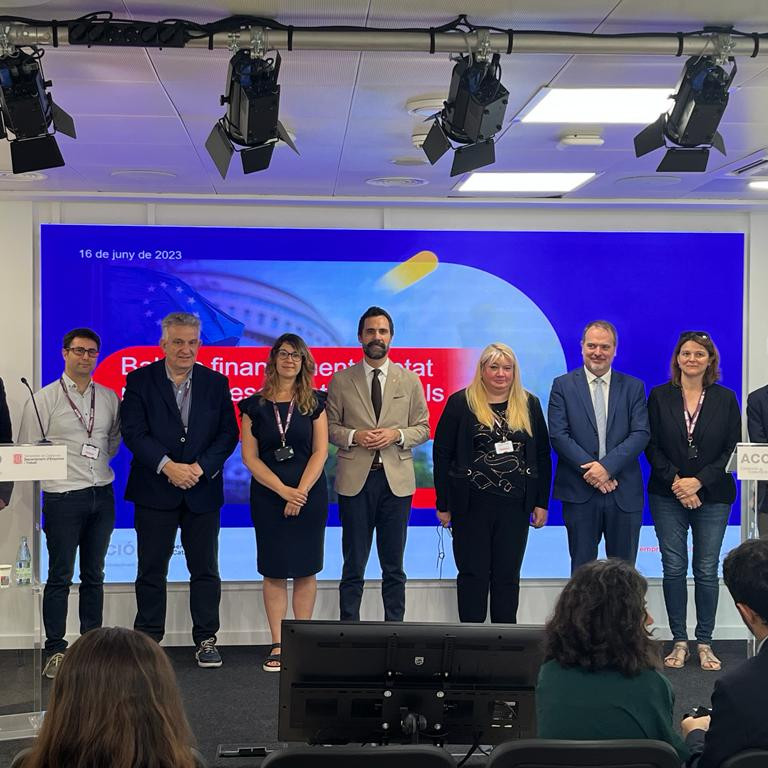 Reunió amb el conseller d'Empresa i Competitivitat a la seu d'Acció